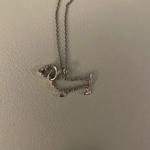 Diamond Dachshund Necklace.